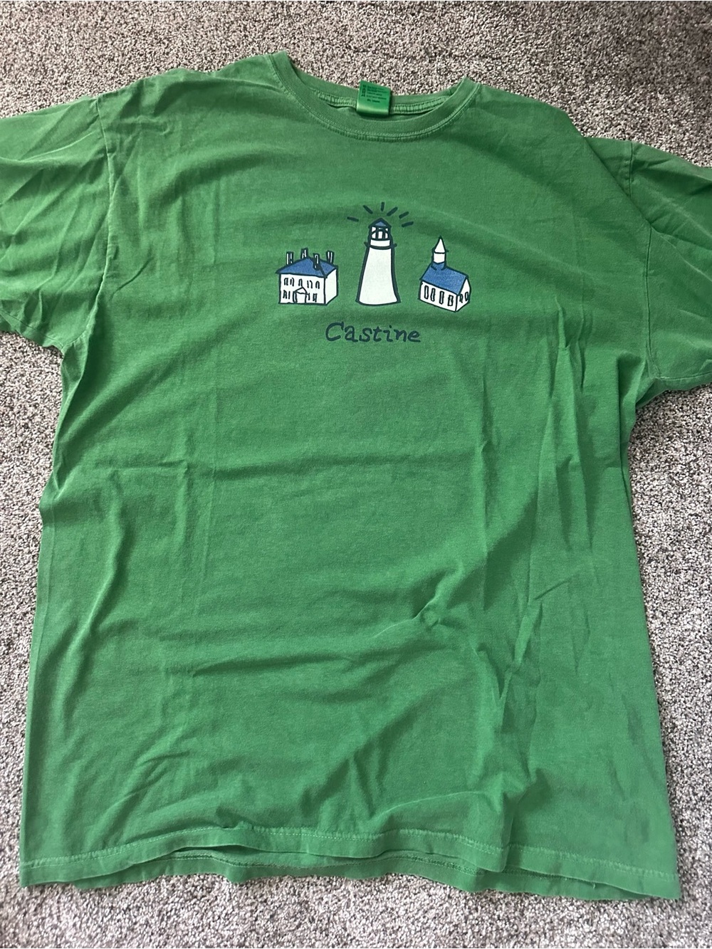 Castine Green Short-Sleeve Graphic Tee